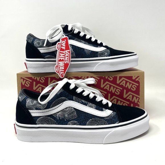 Vans Other - Vans Old Skool Black Skull Skateboarding Men's Size Canvas Suede VN0A3WKT9IB